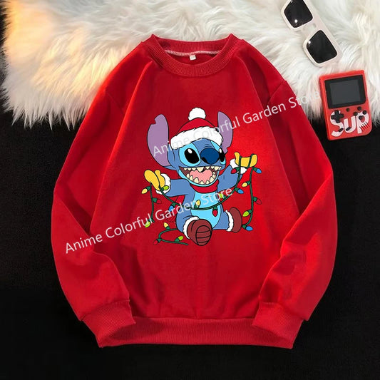 Christmas Anime Cartoon Printing Sweatshirt